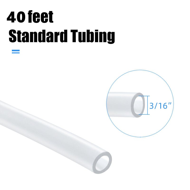 AQUANEAT Aquarium Tubing 40 Feet, Airline Tubing, Standard 3/16â€ Tubing for Aquarium,Fish Tank Air Pump - Image 2