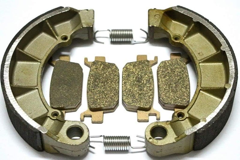 Master Chen Front Brake Pads and Rear Brake Shoes for Honda Rubicon 500 and Foreman 500 - Image 1