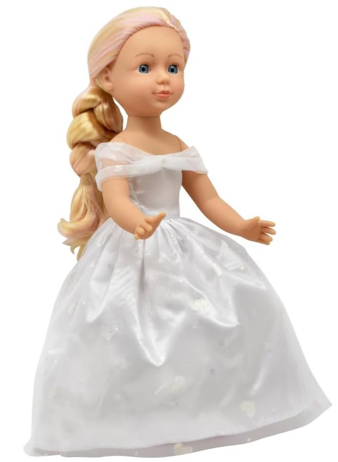 dolls world Dollsworld Peterkin Lola 14-Inch Fashion Doll with Moving Arms & Legs – Soft Cuddly Body, Perfect Gift for Kids Age 3+ - Image 2