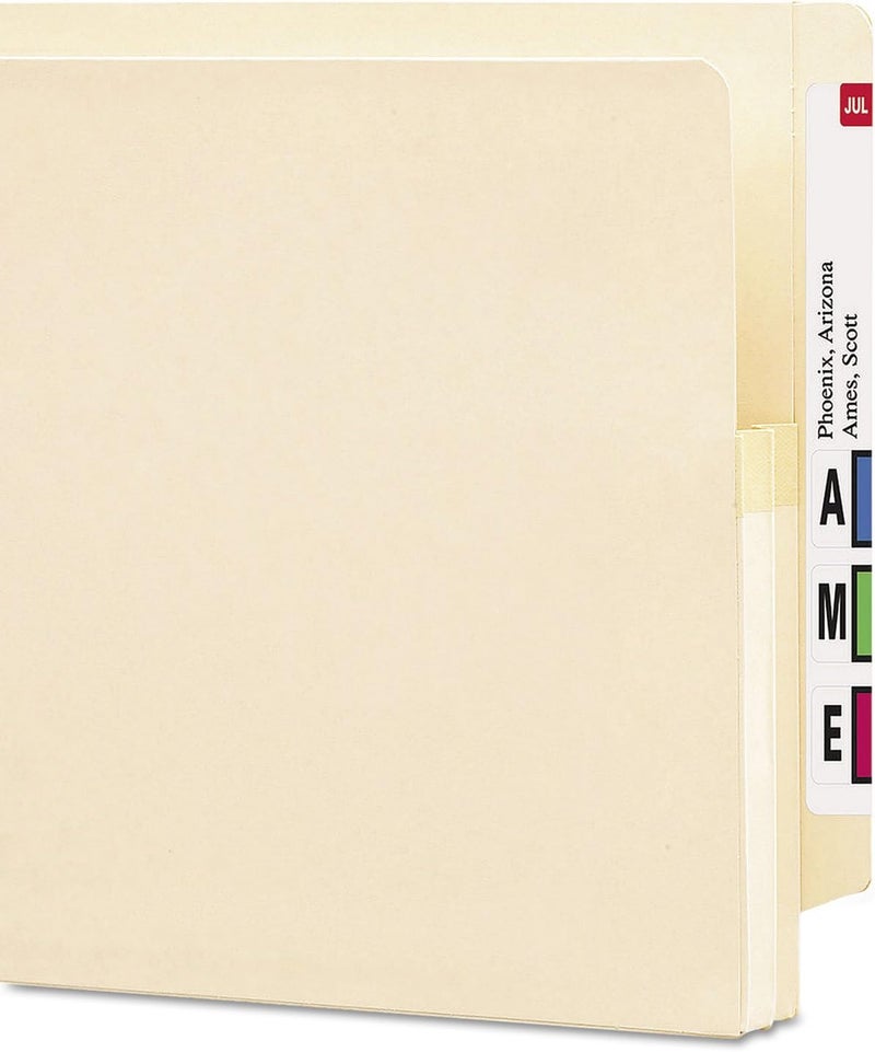 Smead End Tab File Pocket Reinforced StraightCut Tab 134 Expansion Letter Size Manila 25 per Box 75114 - Image 2