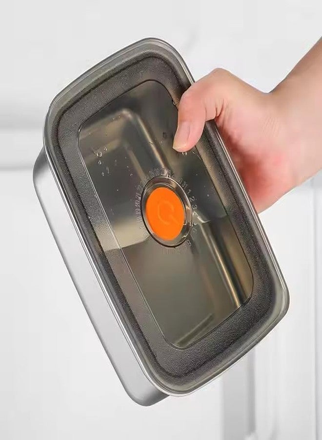 Touchcart 1000ml 316 Stainless Steel Food Storage Container | Leakproof, Airtight, BPA-Free, Microwave & Freezer Safe, Stackable Kitchen & Fridge Organizer - Image 2