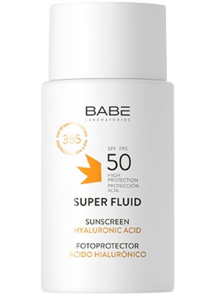 باب لابوراتوريوس واقي شمسي سائل فائق من بابي بعامل حماية من الشمس 50+ بدون لون 50 مل - Image 1