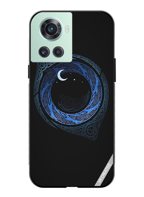 Protective Case Cover For OnePlus Ace Moonlight Design Multicolour