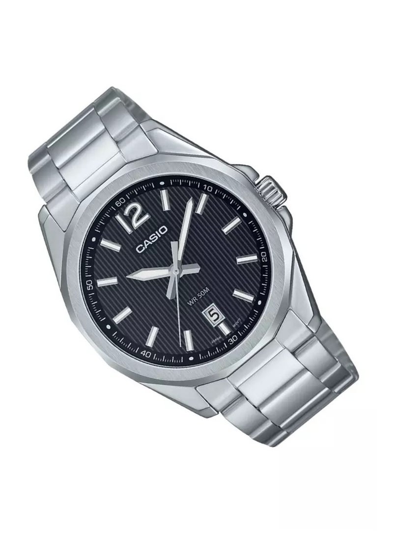 كاسيو ساعة للرجال بي عقارب MTP-E725D-1AVDF - Image 3