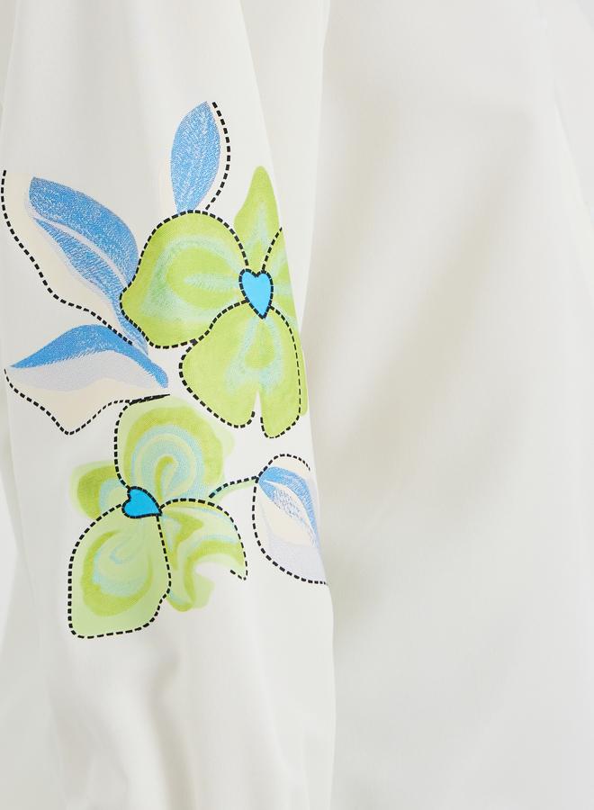 Take Two Floral Printed Long Sleeve Buttoned Shirt - Image 3