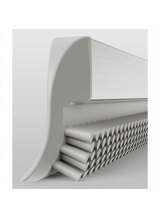 meayul Silicone Floor Squeegee, Multifunction Magic Broom, Water Scraper Cleaning Brush, Extended Indoor Broom Detachable Floor Scrubber Steam Mop, 3-in-1 Sweeper Removing Dust Liquid Hair (35cm) - Image 5