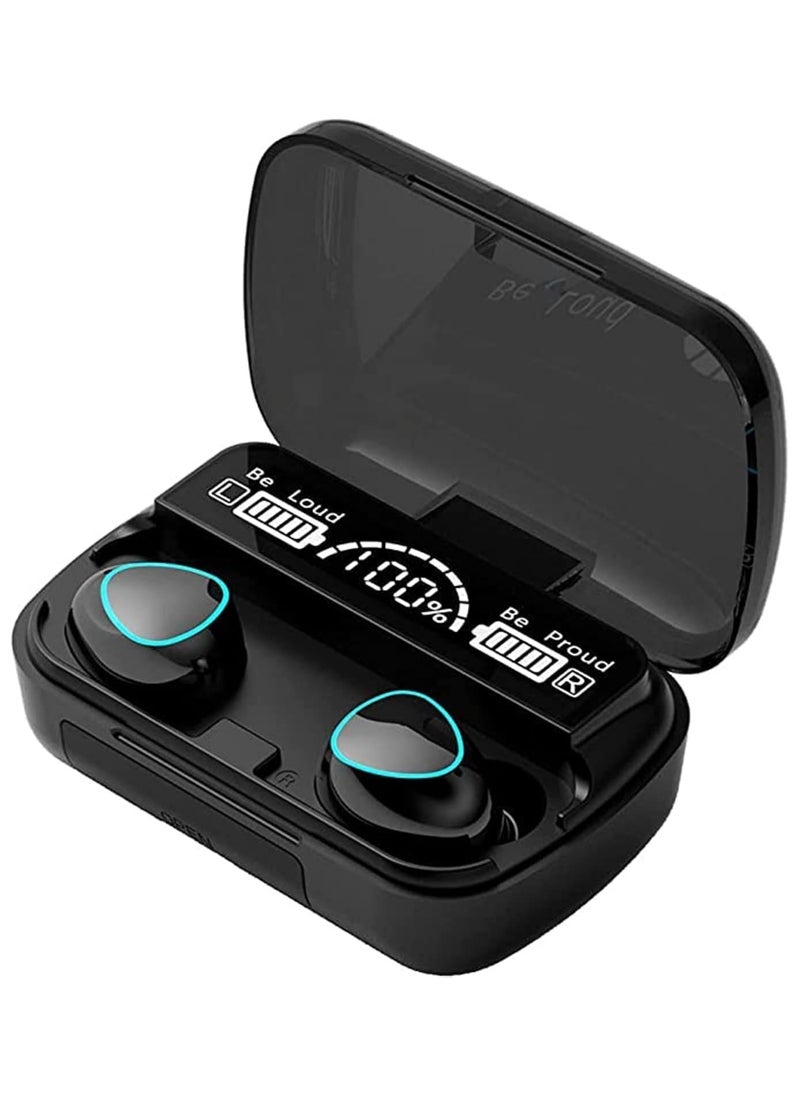 SHOPI - M10 TWS Wireless Earphones Sports Waterproof Touch Headset LED Display Bass Wireless Earbuds - Image 1