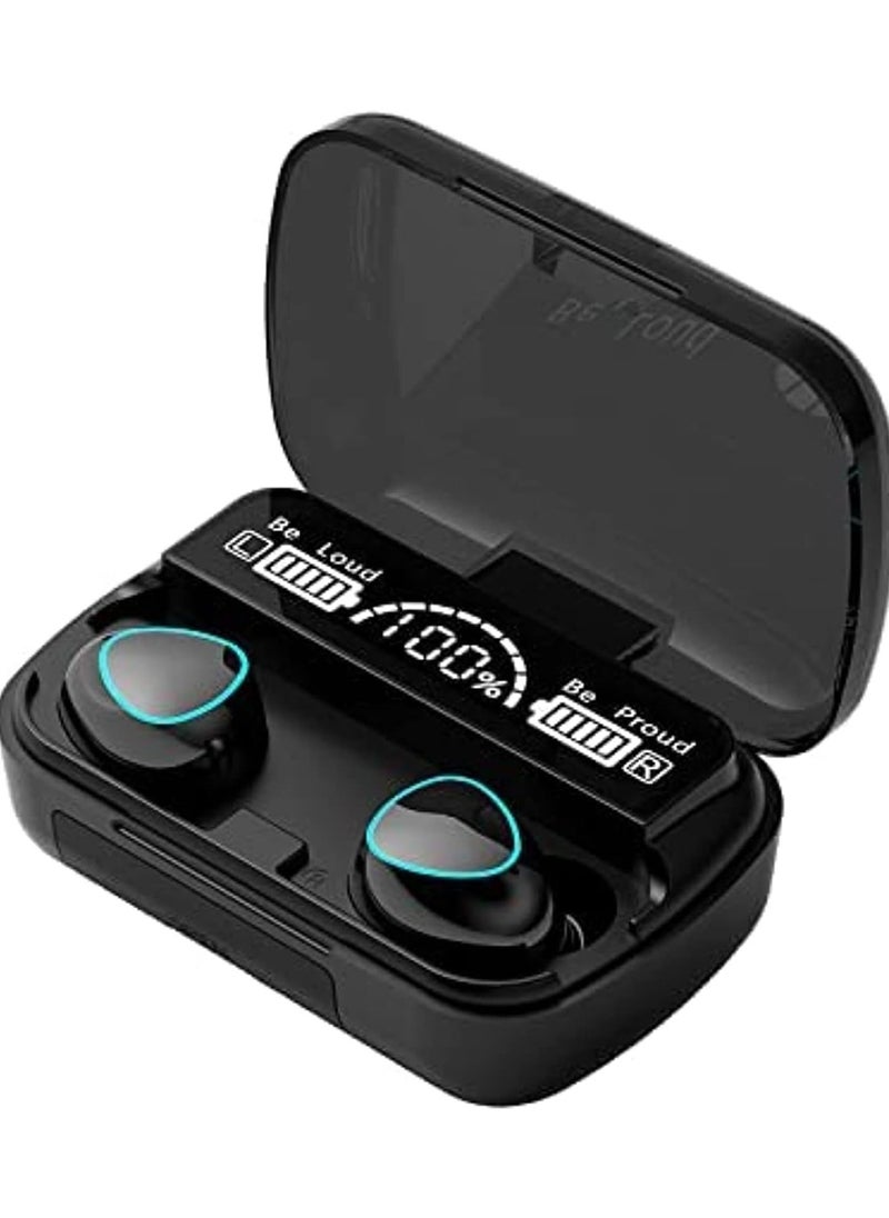 SHOPI - M10 TWS Wireless Earphones Sports Waterproof Touch Headset LED Display Bass Wireless Earbuds - Image 1