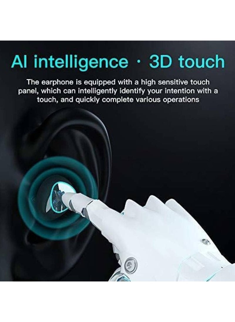 SHOPI - M10 TWS Wireless Earphones Sports Waterproof Touch Headset LED Display Bass Wireless Earbuds - Image 1