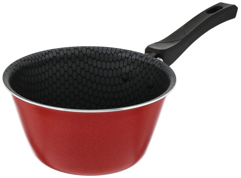 Trueval Sauce Pan Conik Red Size 16 Cm - Image 1