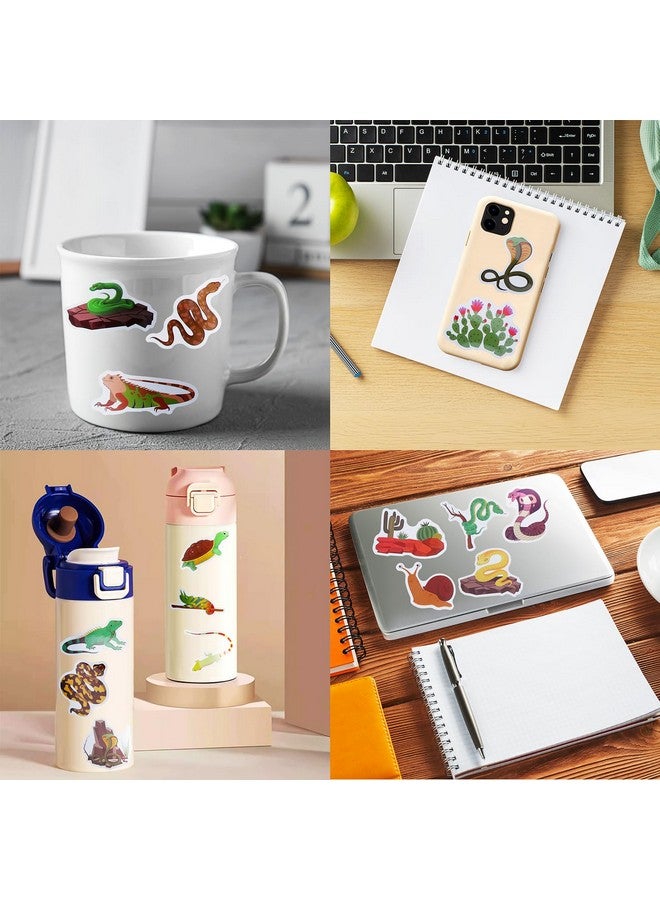 Cleverplay 100 Pack Reptile Stickers, Reptile Party Favors, Birthday Decorations - Image 5