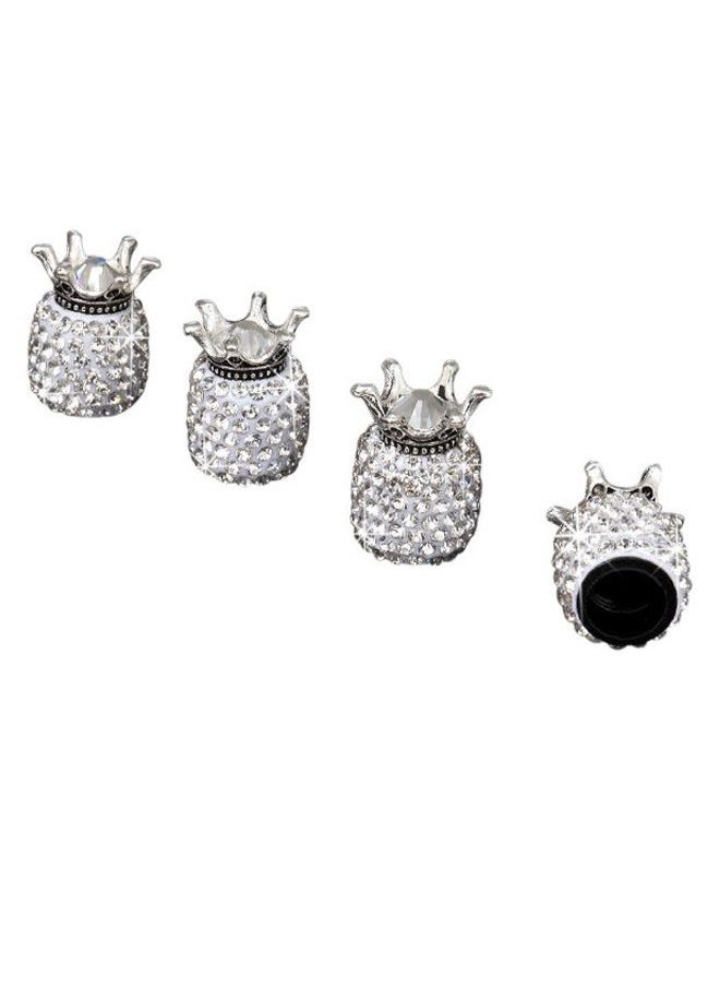 4-Piece Crown Bling Rhinestone Tyre Valve Cap Set - pzsku/Z3BC28DB311DAFCD79981Z/45/_/1700898743/be2a067c-3bab-4565-a422-27b05f39e107