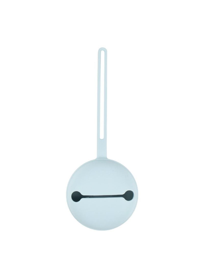 Light Blue Portable Silicone Pacifier Storage Box