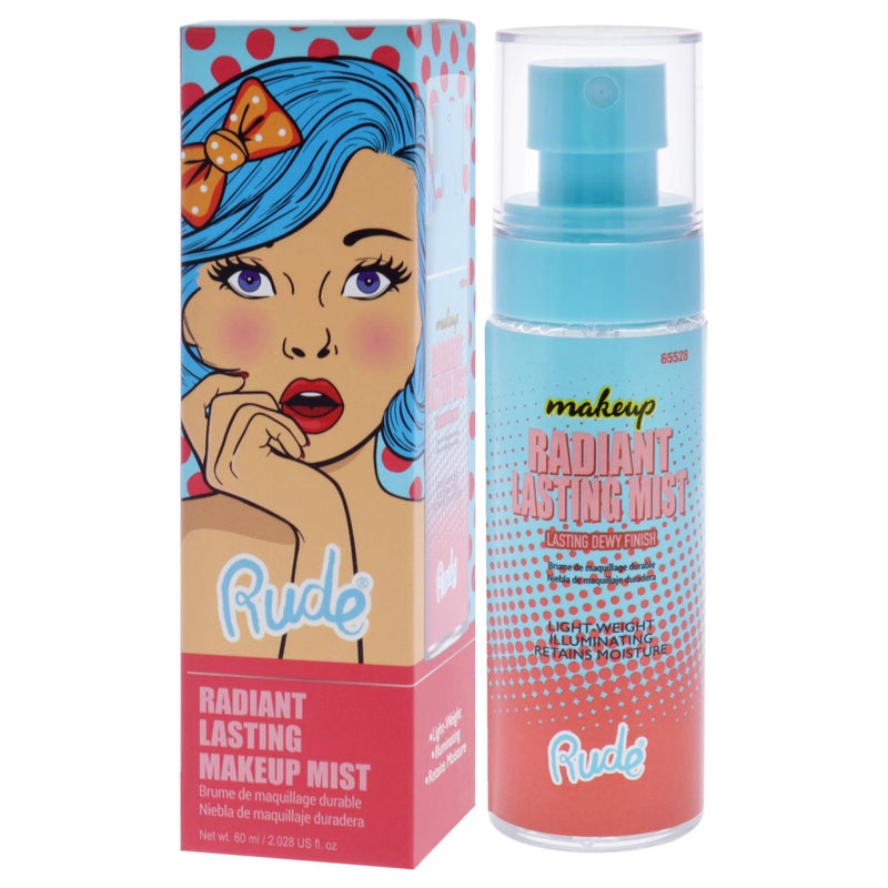 Rude Radiant Lasting Makeup Mist by Rude Cosmetics for Women - 2 oz Mist - Image 4