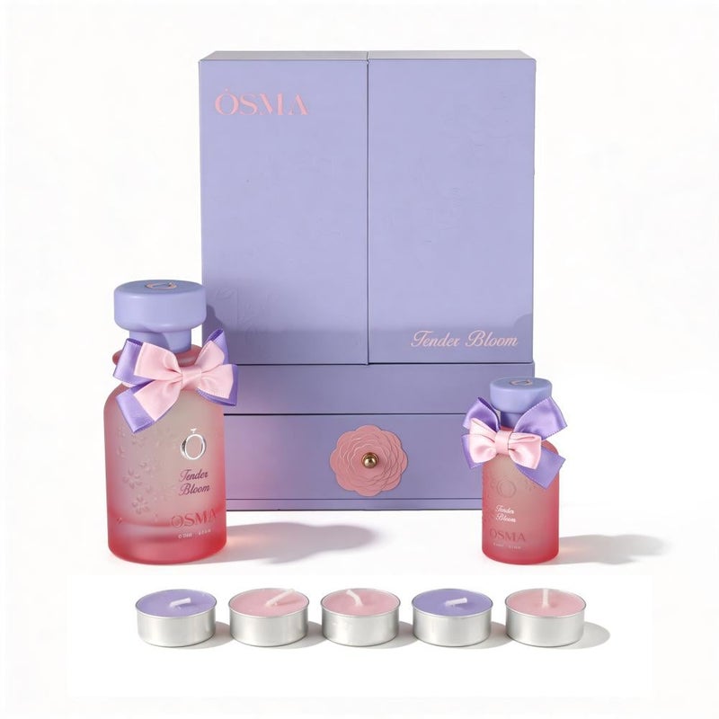 Osma Tender Bloom Box ( Limited addition ) (75ML + 6PCS Candles + 15ML) - Image 2