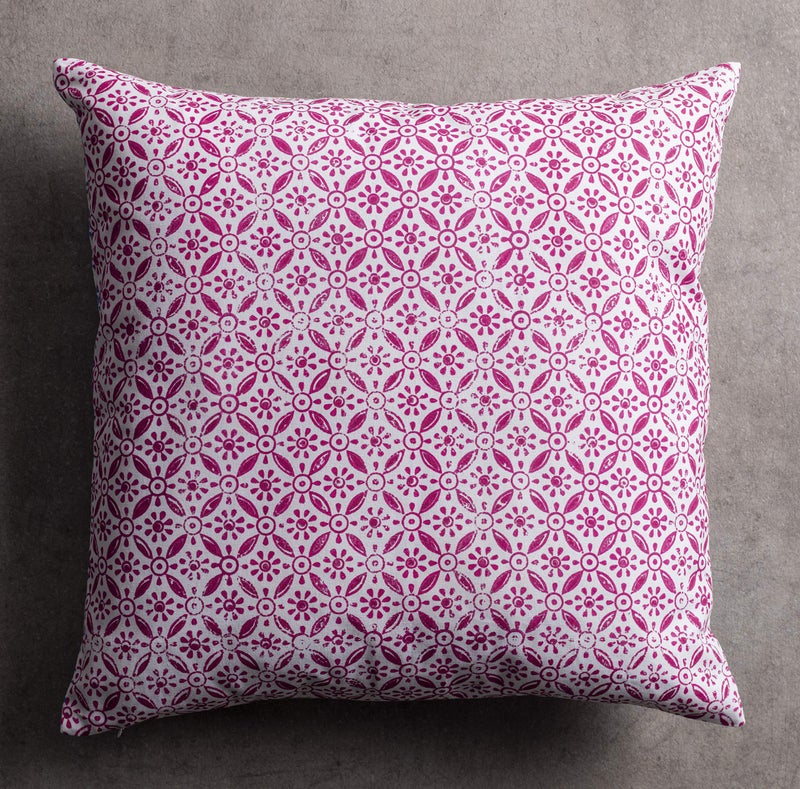 ميزون دي هيرمين Maison D 'Hermine Devinative Palow Cover 100 ٪ Cotton Toile Cushion Coushion مع سحاب غير مرئي لغرفة المعيشة السرير أريكة كاتماندو - جامو - ربيع/صيف (20 "" x20 ") - Image 2