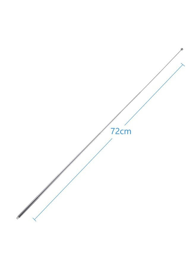 POBADY 2 PCS Radio Antenna,FM Portable Telescopic 8 Section Antenna 72CM/28.3IN for TV Radio DAB FM/AM Stereo Reception - Image 4