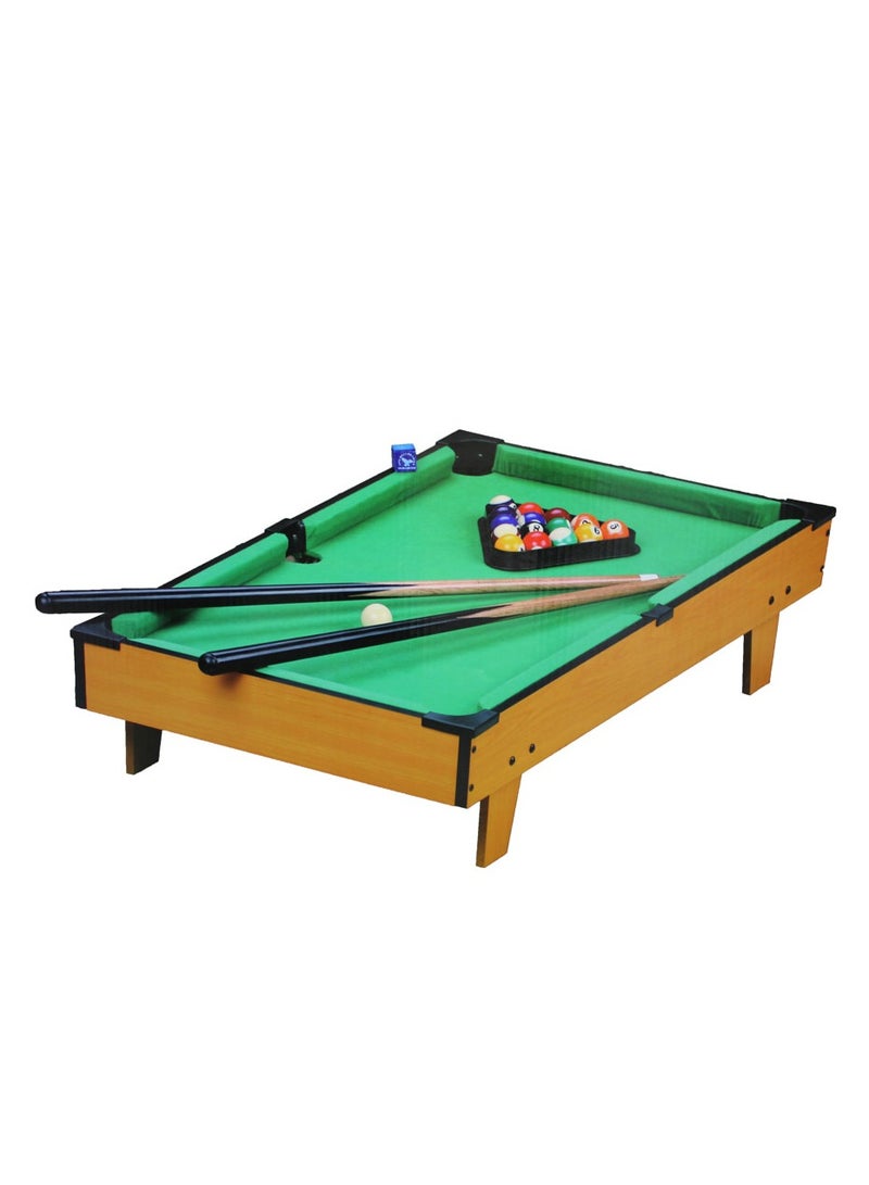 AL QADAH Wooden Pool Tabletop Game Set 69x37x17Cm - Image 2