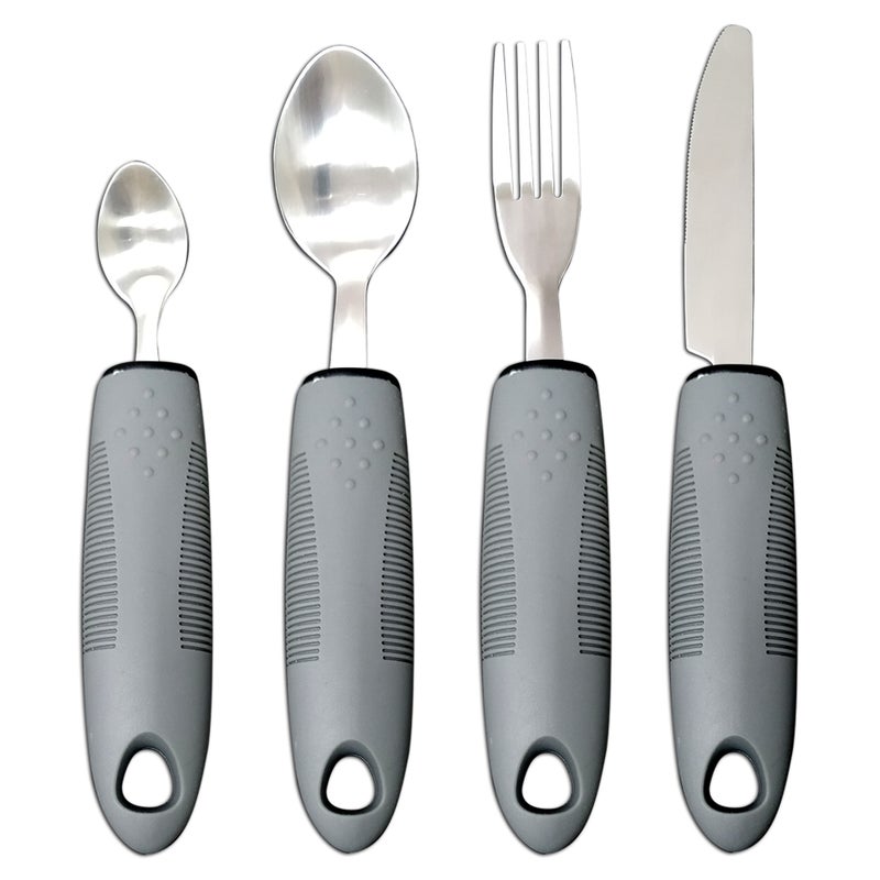 general Adaptive Stainless Steel Cutlery Set with Flexible Handles for Adults - Image 5