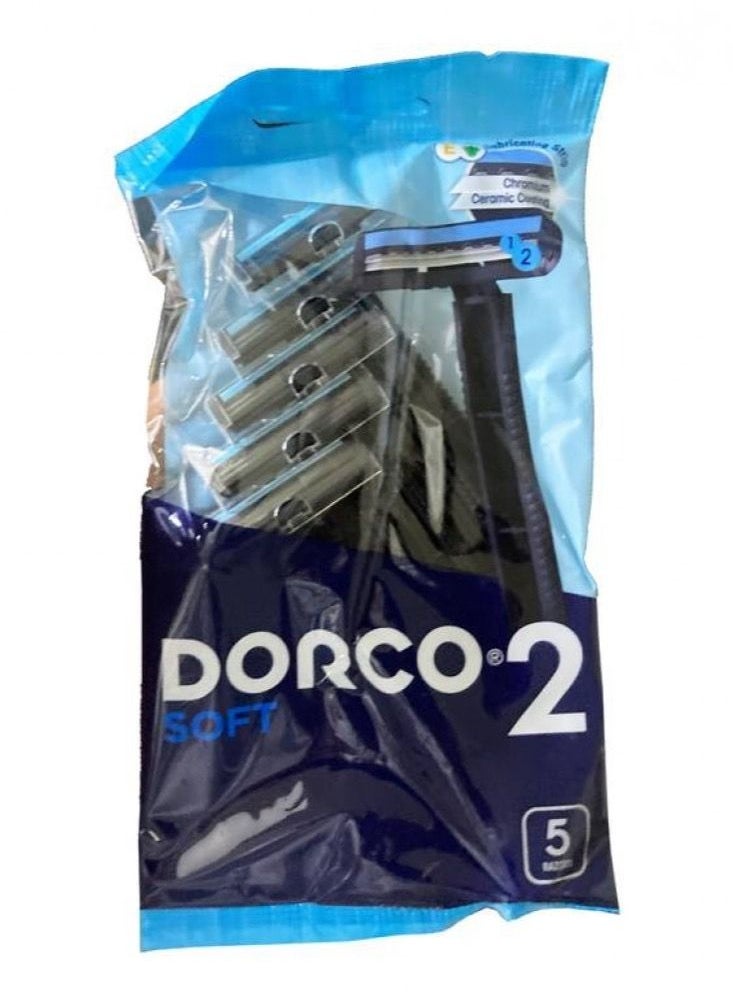 DORCO - Set of 5 soft razors - Image 1