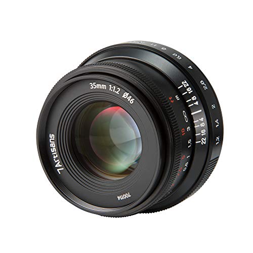 7artisans 35mm F1.2 Version 2 Manual Focus Lens APS-C Fit for Compact Mirrorless Cameras Compatible with Fuji X-A1 X-A10 X-A2 X-A3 A-at X-M1 XM2 X-T1 X-T10 X-T2 X-T20 X-Pro1 X-Pro2 X-E1 X-E2 X-E3 - Image 1