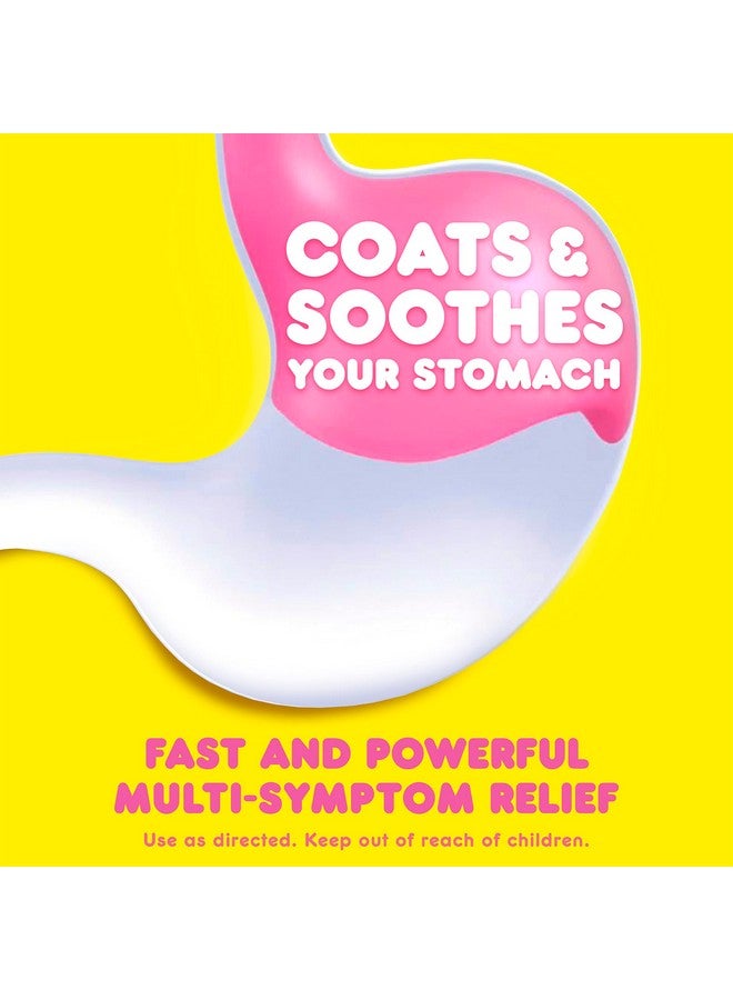 Pepto Bismol Caplets for Nausea, Heartburn, Indigestion, Upset Stomach, and Diarrhea, 5 Symptom Fast Relief in a Convenient Form, 120 Total (3 Packs of 40) - Image 2