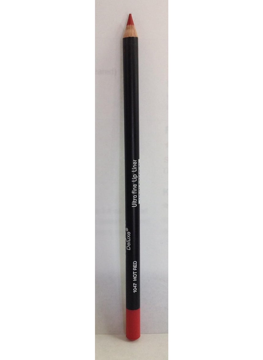 Italia Deluxe Ultra Fine Lip Liner Pencil 1047 Hot Red