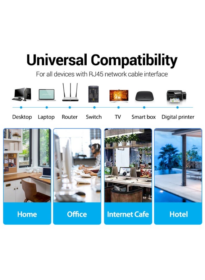 VENTION Cat.6 UTP Patch Cable 30M Black Model # IBKBT - Image 3