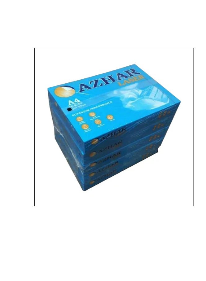 أزهار ازرهار ورق تصوير ٧٠ جرام ٥٠٠ ورقة ٥ رزم A4 - Image 1