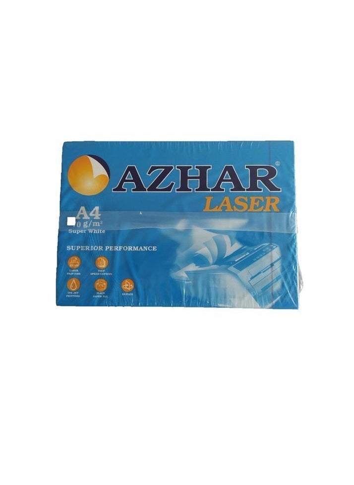 Azhar Azhar A4 Copy Paper 70 gm 500 Paper 5 Pack  - Image 1