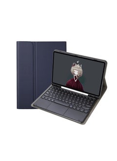 English Keyboard Case for Samsung Galaxy Tab S6 Lite 10.4 2020 Model SM-P610/P615, Detachable Wireless Keyboard with Touchpad, Slim PU Folio Case, Lightweight Stand