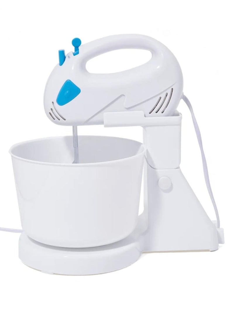 Stand Mixer 150W – Compact Electric Kitchen Mixer with 5-Speed Control & Mixing Bowl – Hand-Free Cake, Dough & Batter Mixer for Baking, Whipping & Kneading – Lightweight & Easy to Clean  - Image 1