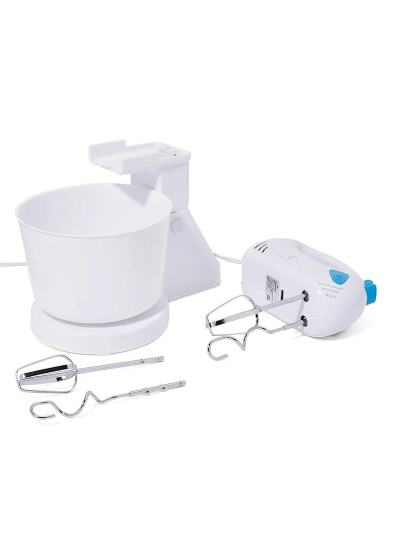 Stand Mixer 150W – Compact Electric Kitchen Mixer with 5-Speed Control & Mixing Bowl – Hand-Free Cake, Dough & Batter Mixer for Baking, Whipping & Kneading – Lightweight & Easy to Clean  - Image 3