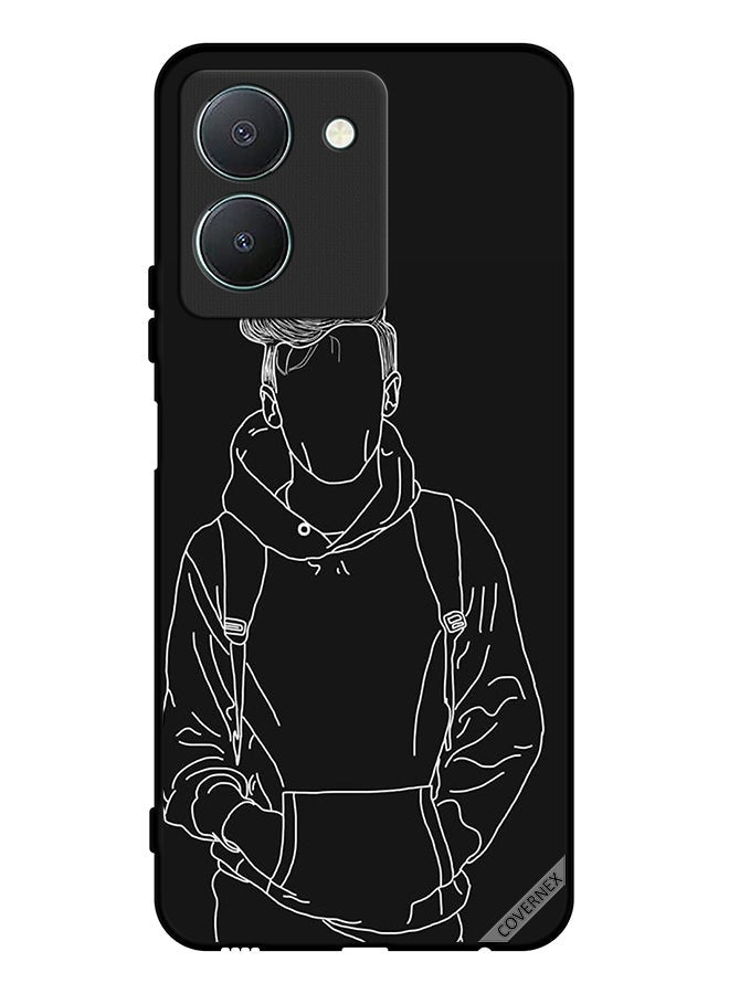 Covernex Protective Case Cover For Vivo Y36 4G Sketch Of Jacket Boy - Image 1