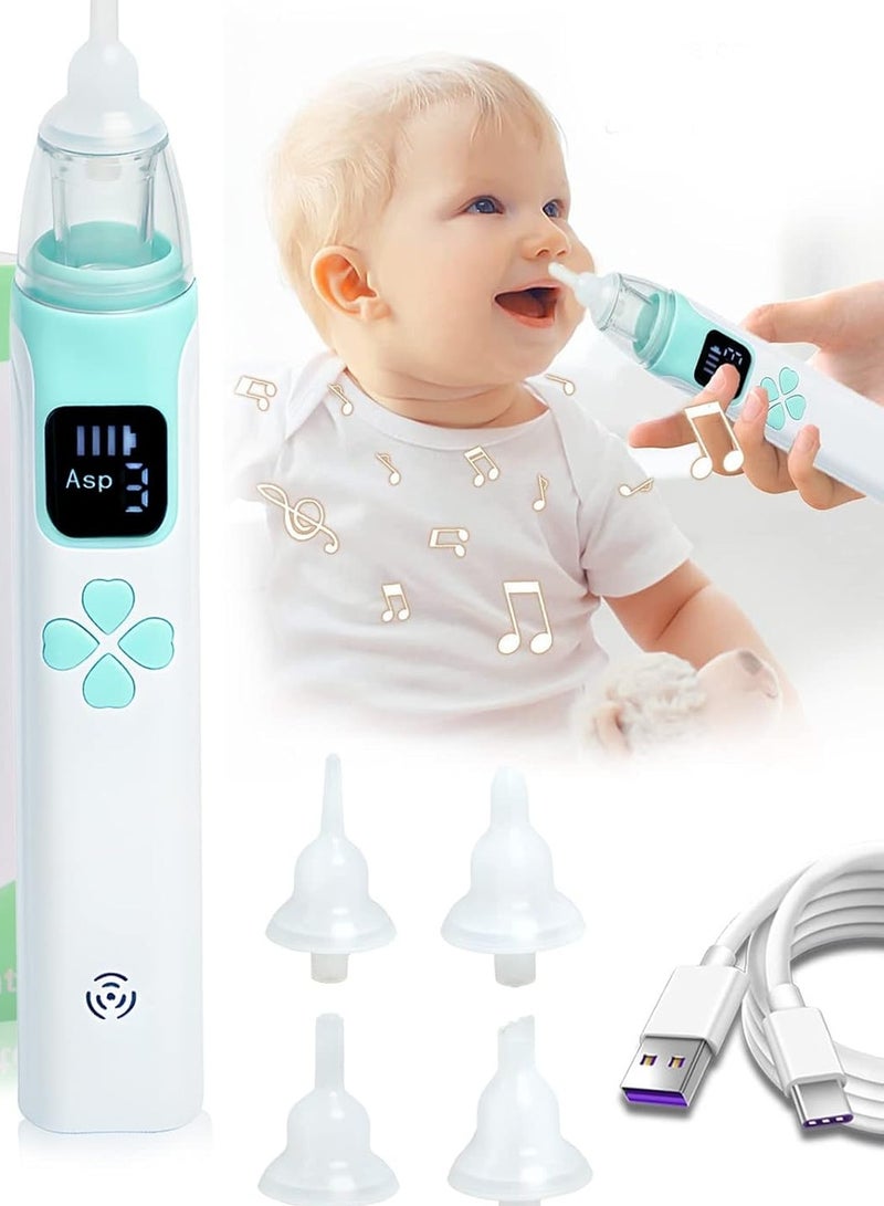 Kimaya Electric Silent Baby Nasal Aspirator Automatic Nose Cleaner With Silicone Nose Tips Music Soothing Function Rechargeable Portable Nasal Aspirators - Image 1