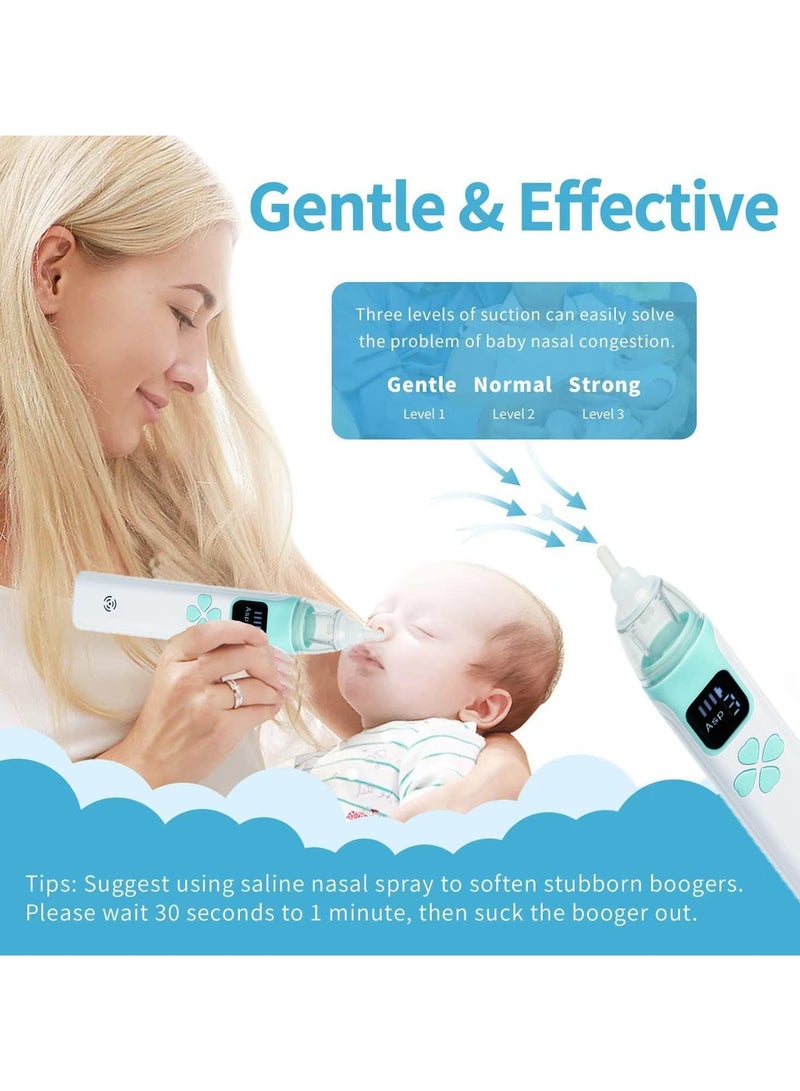 Kimaya Electric Silent Baby Nasal Aspirator Automatic Nose Cleaner With Silicone Nose Tips Music Soothing Function Rechargeable Portable Nasal Aspirators - Image 3