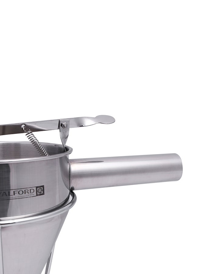 Royalford Stainless Steel Batter Dispenser Silver 1.3Liters - Image 5
