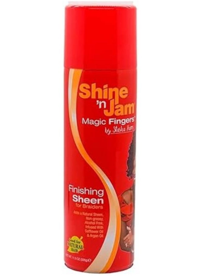 Shine 'n Jam - Magic Fingers Finishing Sheen Spray 326g - Image 1