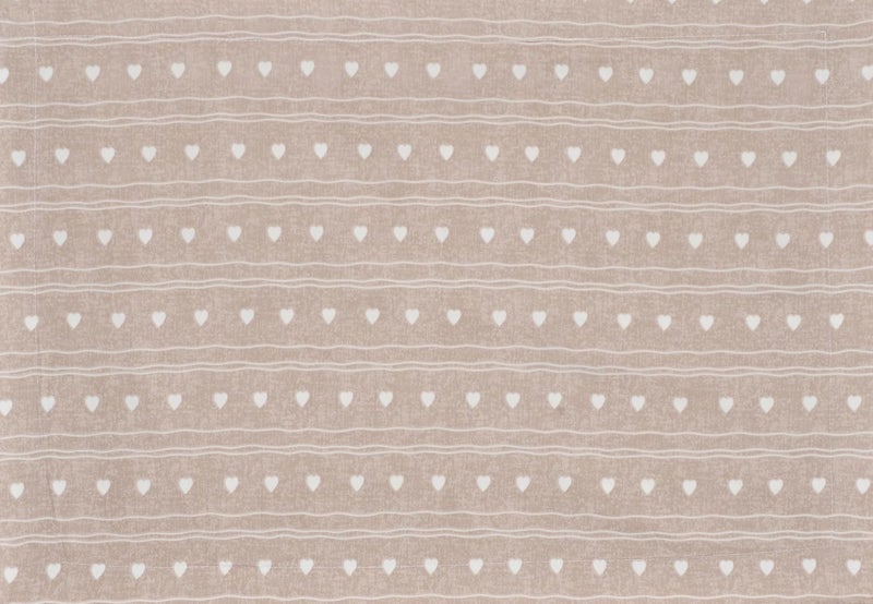 REALDREAM Real Dream Cotton Feel Glace Cotton Elastic Fitted Printed Super King Size 310 Threadcount Double Bed Bedsheet with 2 Pillow Covers 78 x 78 x 12 inches Fit up to Mattress LinesBrown - Image 2