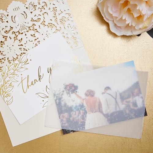 Paper Junkie Translucent Vellum Sheets - 100 Sheets, 12 x 12 in, White - 93gsm/63lb Tracing Paper for Drawing & Invitation Paper - Transparent Craft Overlays - Image 3