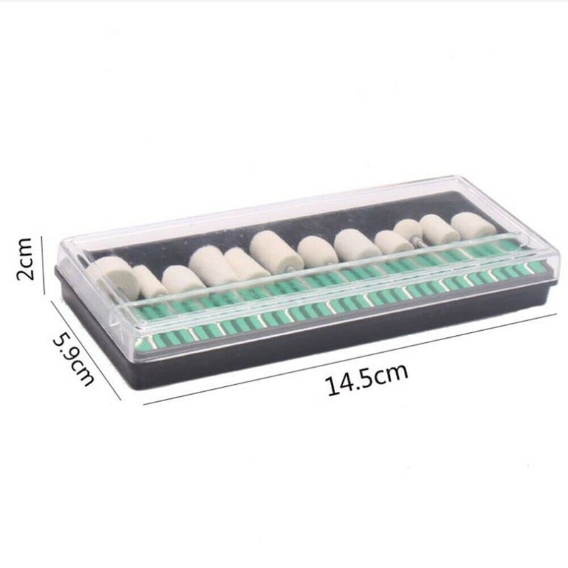 yadav 12Pcs Nail Head Polishing Mill Cutter Nail Files Drill Bits Electric Manicure - Image 2