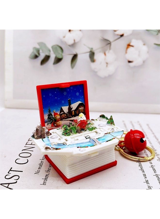 NIBEMINENT Pop Up 3D Mini Dinosaurs Keychain Toys, Anxiety Stress Relief Dino Hand Toys, Sensory Toys, Birthday Gifts Goody Bag Filler, Purse and Backpack Keychain Fidget Toys for for Kids 
