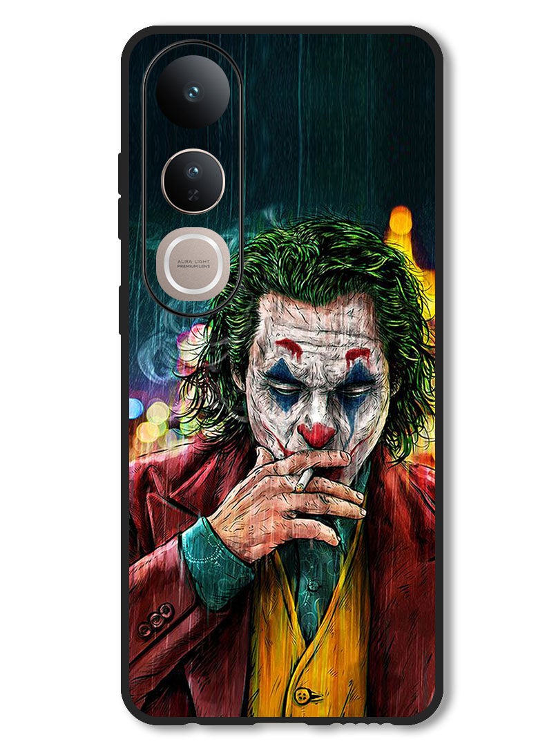 Theodor Case Compatible with Vivo V50 Lite Protection Shockproof Bumper Cover Joker Smoking - Image 1