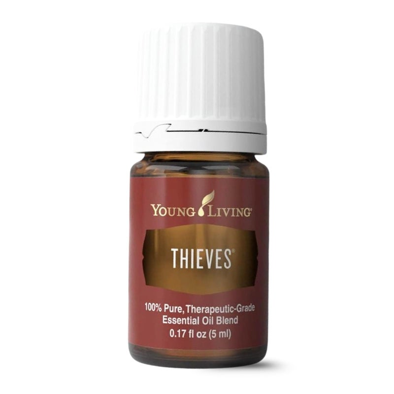 Young Living Thieves Essential Oil Blend | 5 ml | Lemon, Clove, Eucalyptus, Cinnamon Bark, Rosemary | Versatile for Diffusers, Topical Application, Freshening Spaces, Daily Wellness, and Home Care - Image 1