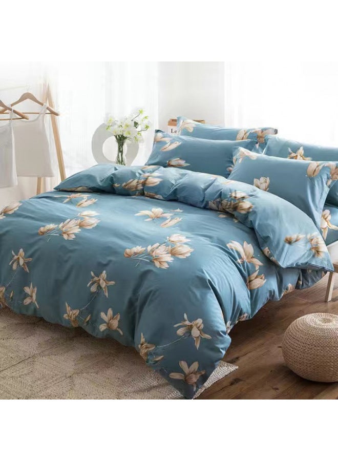 Autumn And Winter Quilt Cover Single Piece. M/. M Student Dormitory Single Quilt Double Army-Color:Olay-Specifications:200x230cm Quilt Cover - Image 1