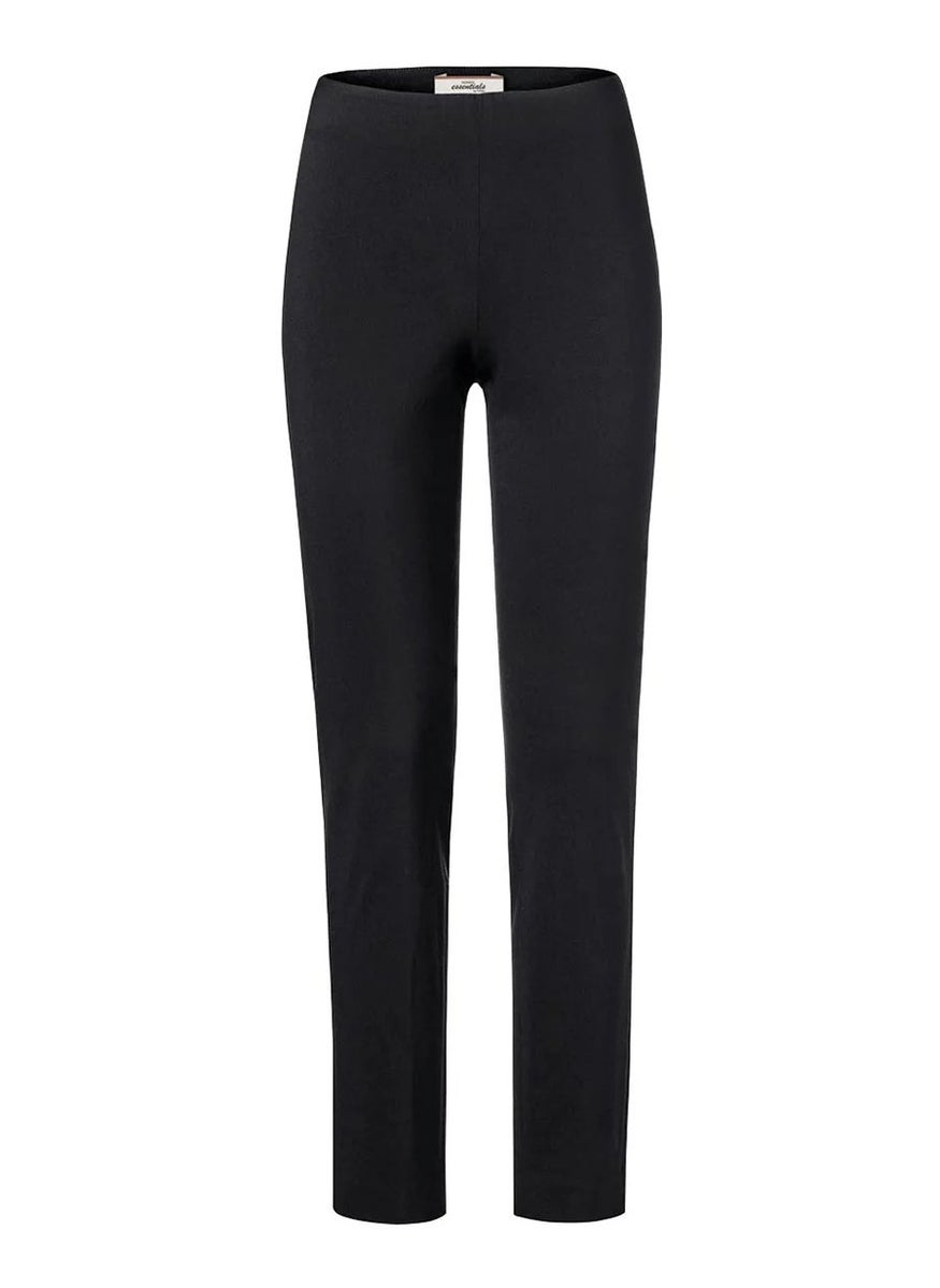 Tchibo بنطلون نسائي قابل للتمدد بقصّة Slim Fit، أسود  - Image 2