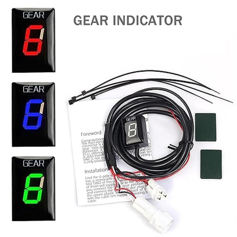 Wivplex Motorcycle 1-6 Speed Gear Indicator - Image 5