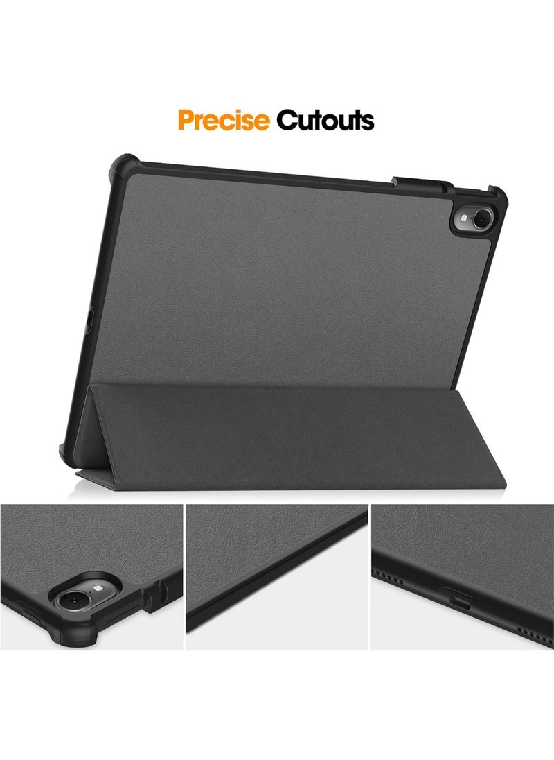 VKL - Case Compatible with Huawei MatePad 11.5s 2024 11.5inch Cover, Tri-Fold Smart Tablet Case, Hard PC Back Shell Slim Case Multi-Viewing Angles Classic Cover Shell With Auto Wake/Sleep (Grey) - Image 1