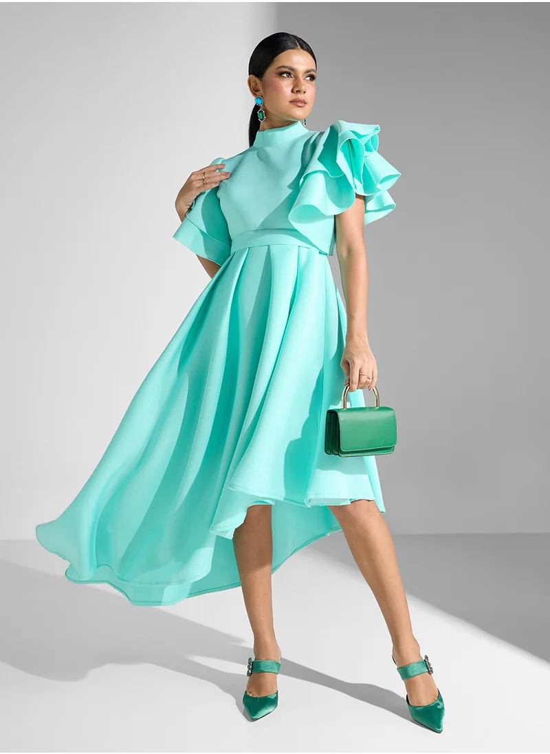 Golden Apple Midi Dress