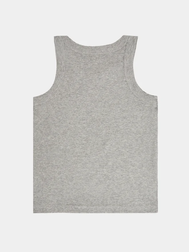 ستايلي Styli Girls Grey Cotton Ribbed Vest